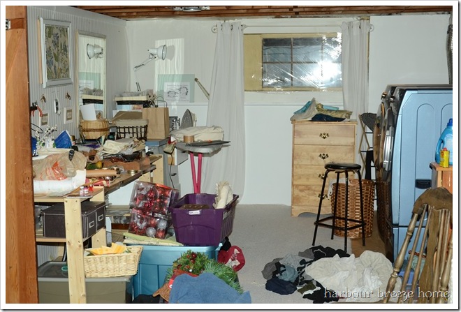 basement before