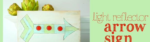 Light Reflector Arrow Sign arrow sign meteor slide
