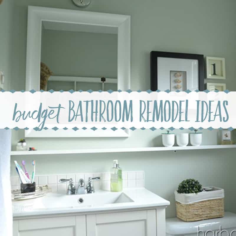 Farmhouse Style Budget Bathroom Remodel | Before and After