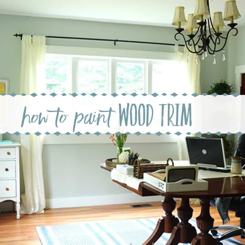How to Paint Old Stained Wood Trim