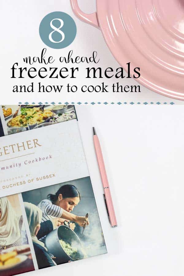 Make Ahead Freezer Meal| Learn where to find make ahead freezer meal recipes, how to cook them when you're ready to use them, plus 8 favorite freezer recipes! #freezeaheadmeals #mealplan