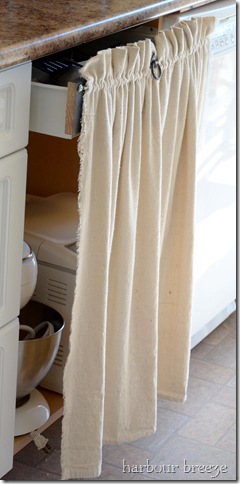 open cupboard
