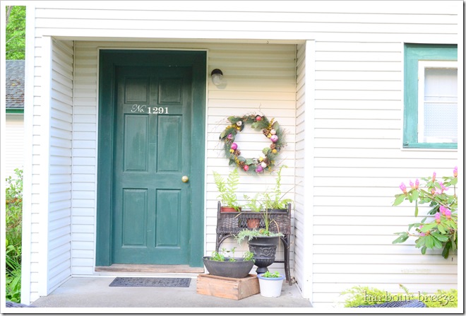 front door after straight on