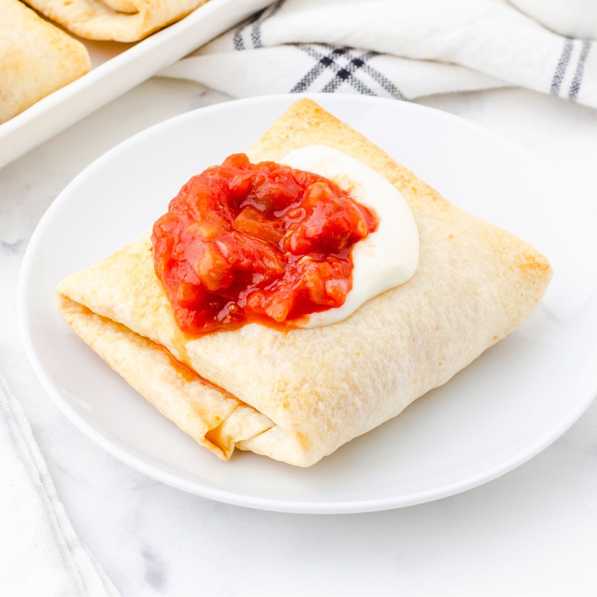 Baked Chicken Chimichangas Recipe