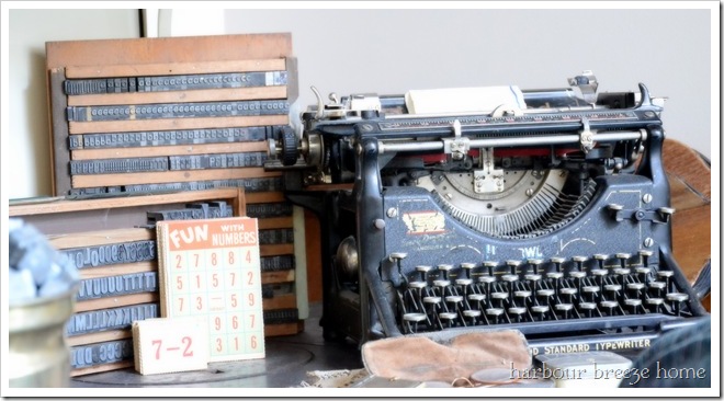 antique typewriter
