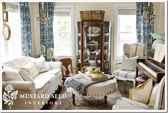 miss mustard seed's living room