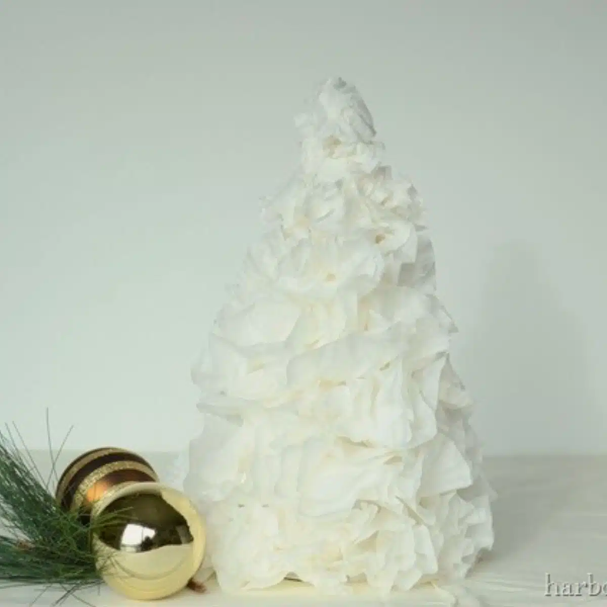 Coffee Filter Christmas Tree