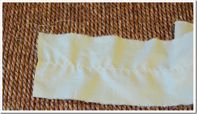 sew seam in middle