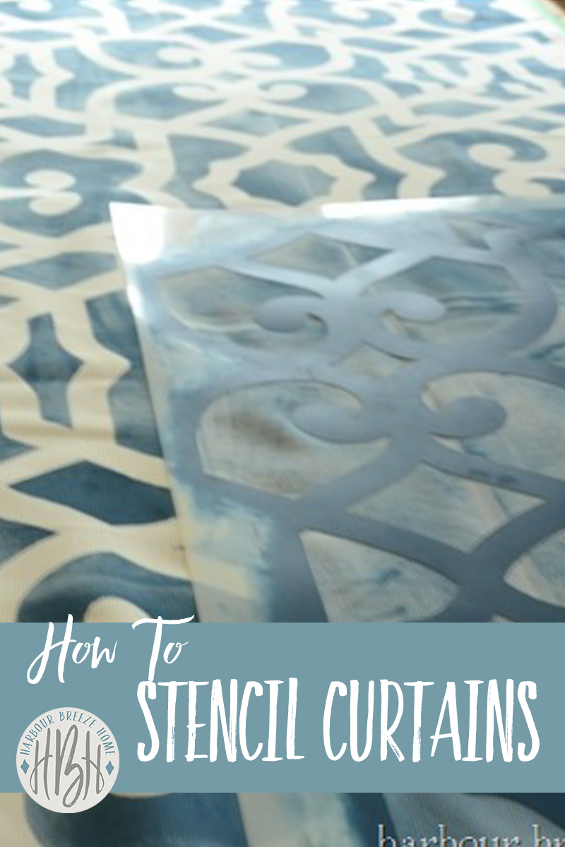 How to Stencil Curtains