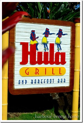hula grill sign