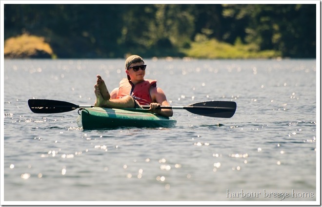 on the lake on the lake