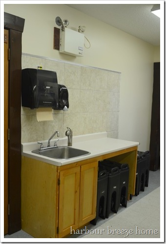 hand washing station
