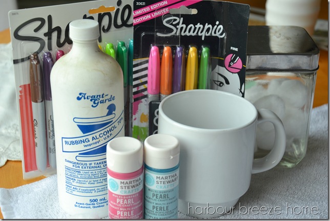 sharpie mugs supplies