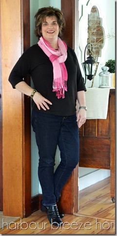 fashion over 40 pink scarf