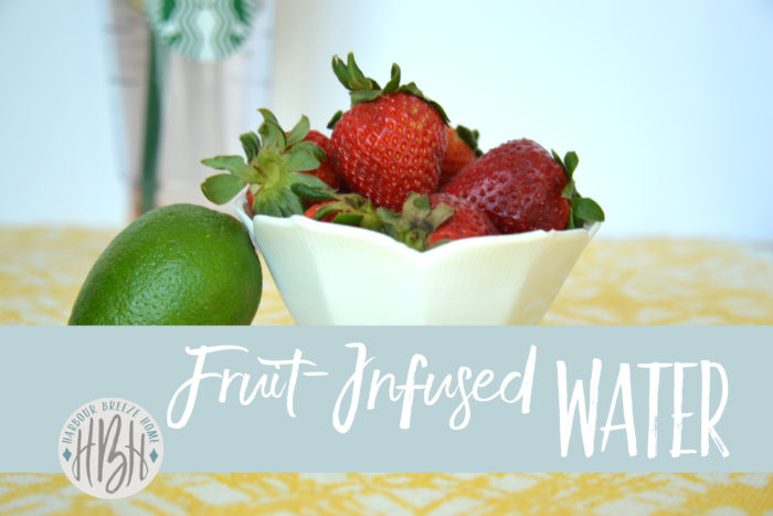 fruit infused water ~ helps suppress appetite