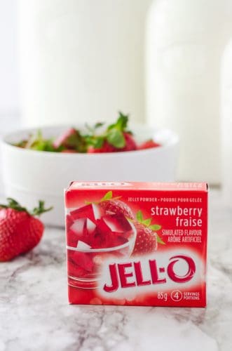 package of jello powder