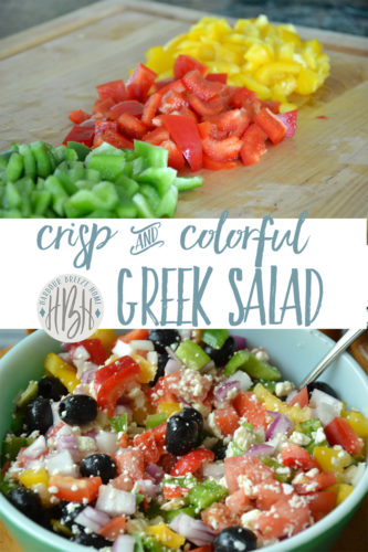 Greek Salad recipe - Celebrate the hot days of summer with this crisp and cool salad recipe.
