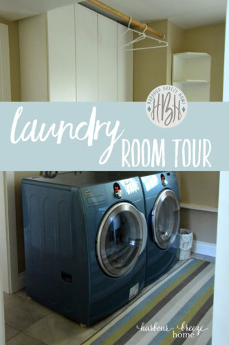 Laundry Room Tour ~ a practical layout filled with great organizational solutions