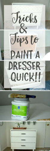 Cheater's Guide to Painting a Dresser Quick