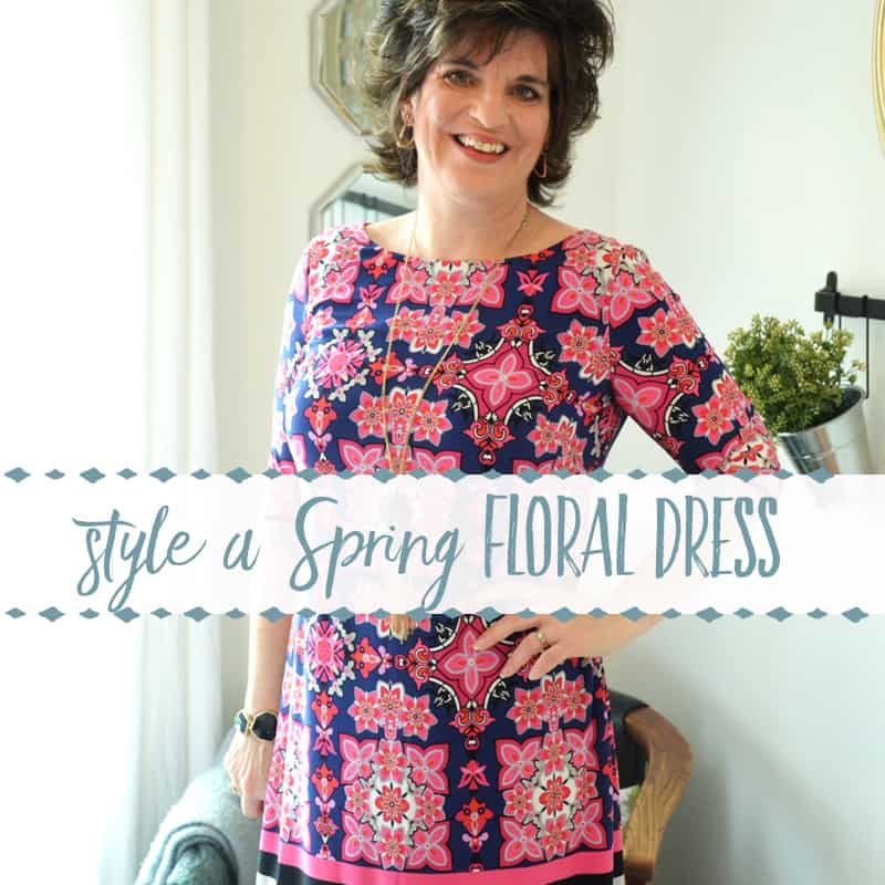 How to Style a Spring Floral Dress (when your legs are winter snow white!)