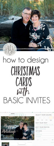 How to design Christmas cards with Basic Invite | Christmas Card Designs | Tutorial for how to make Christmas cards