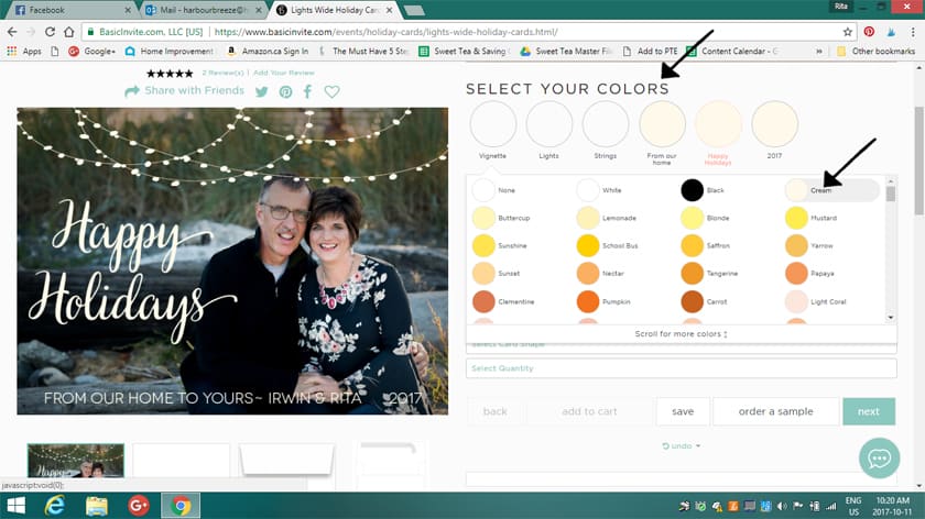 How to design Christmas cards with Basic Invite