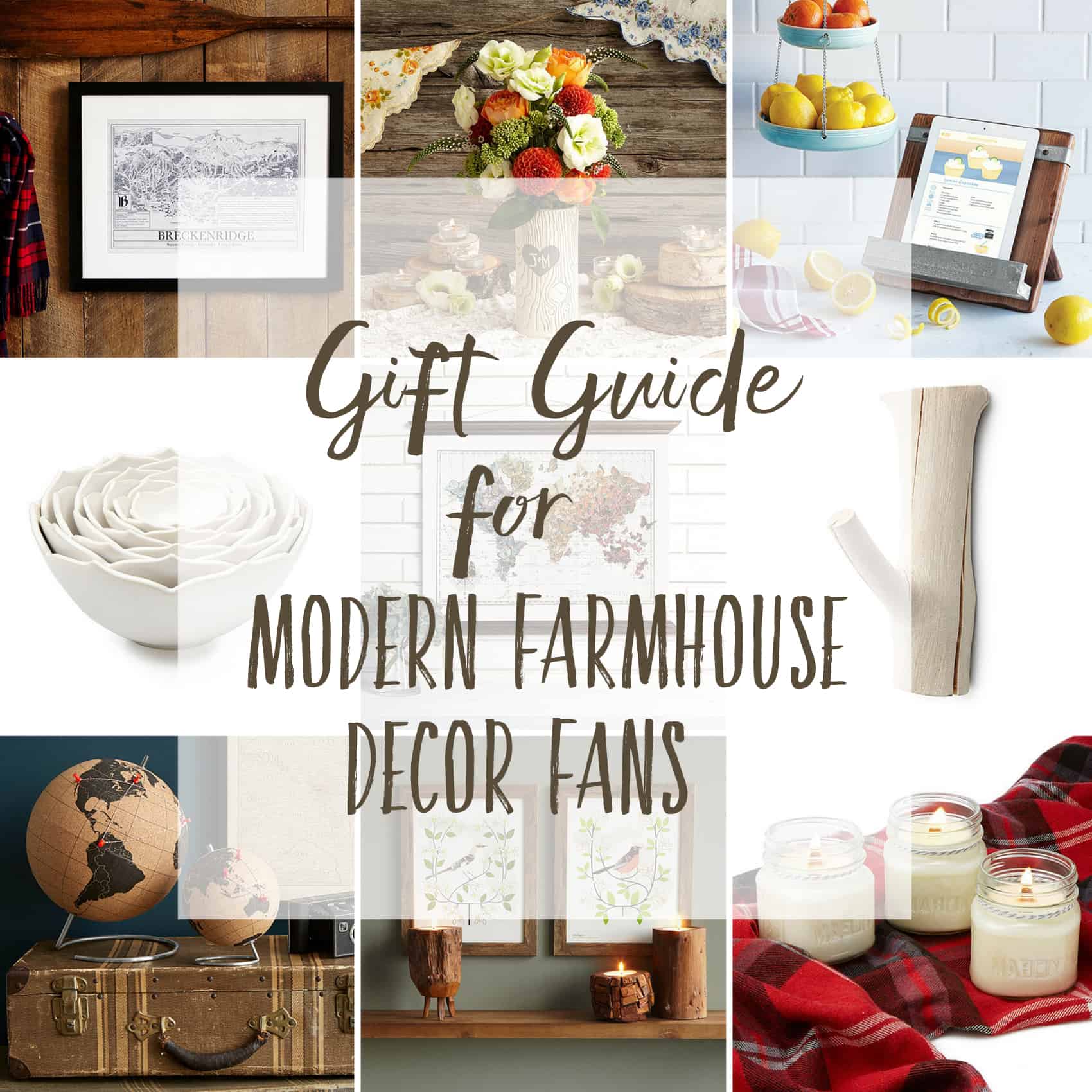 Modern Farmhouse Decor Gift Guide with Uncommon Goods