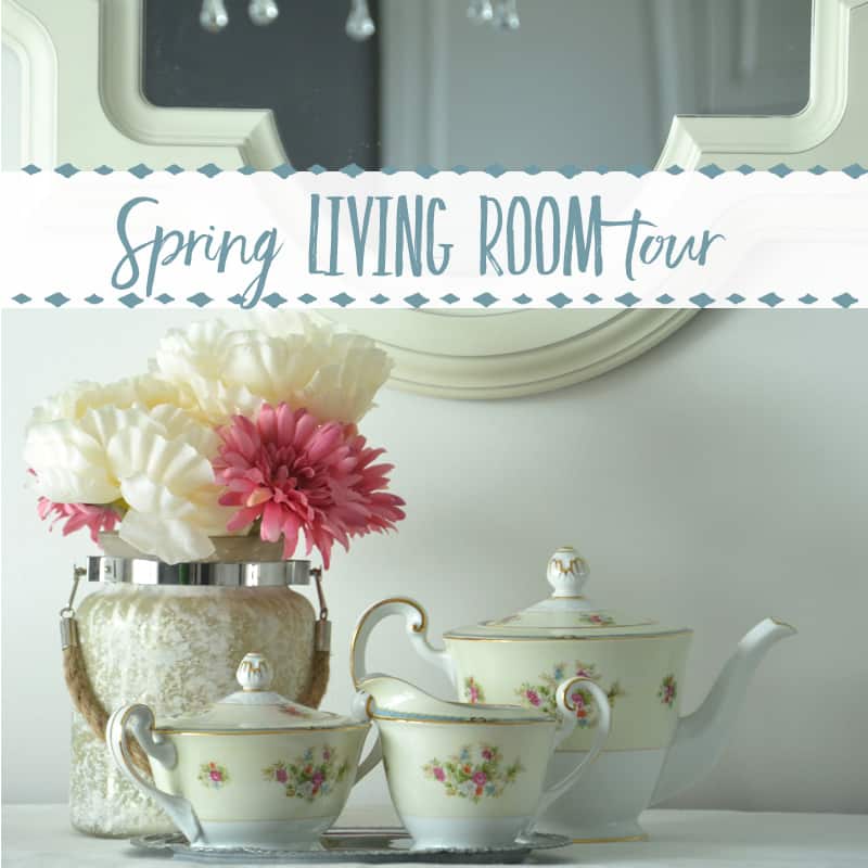 How to Add Spring to Your Small Living Room: The Canadian Bloggers SPRING Home Tour