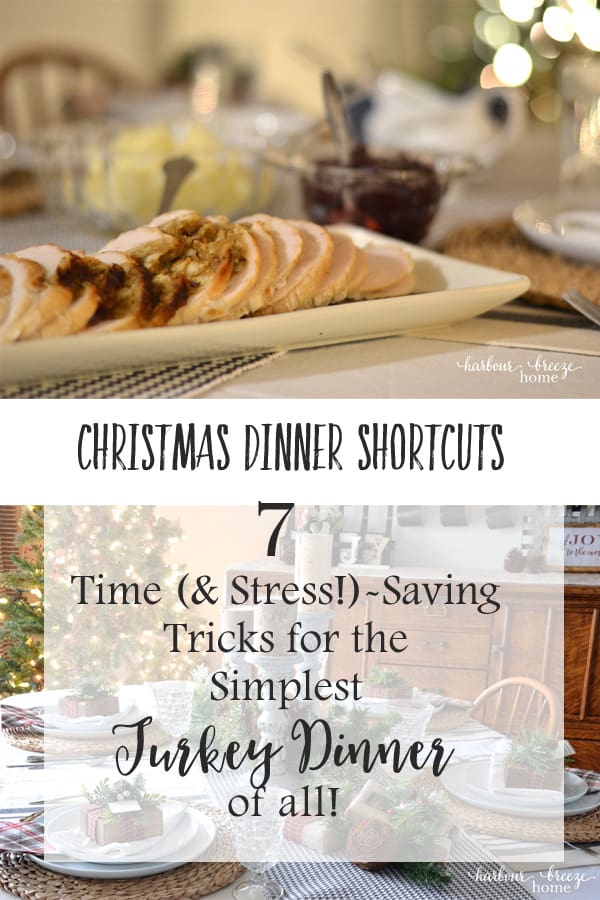 Easy Christmas Dinner Menu | 7 Christmas Dinner Shortcuts that will save you a ton of time and stress! #christmas #christmasrecipe #farmhouse #midlife