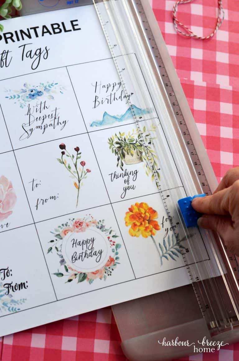 9 Free Printable Gift Tags for Sympathy and All Occassions