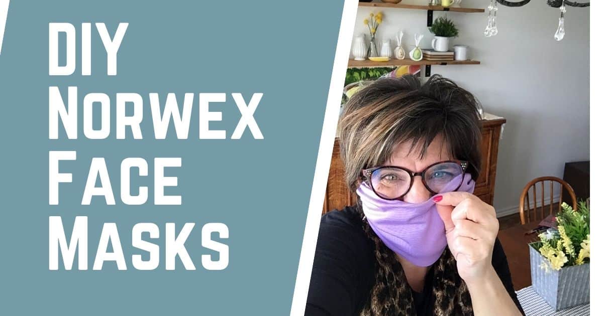 DIY Single Layer No Sew Norwex Face Masks Harbour Breeze Home