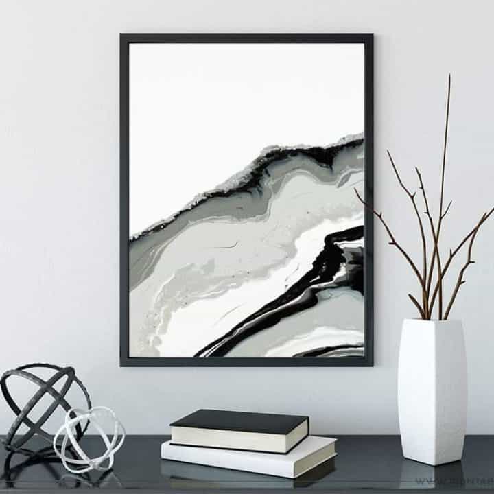 Image for Gorgeous and FREE Geode Printable Wall Art
