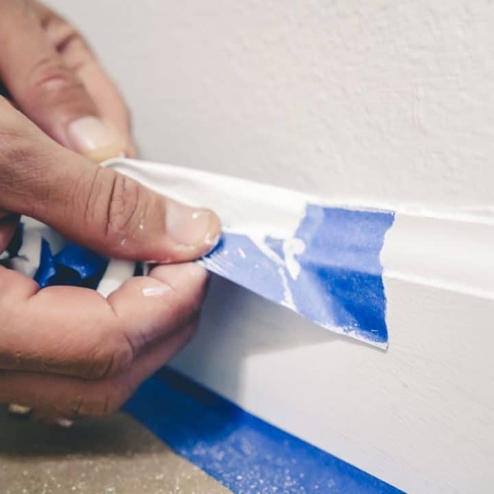 How to Get Perfectly Straight Paint Lines Using Painters Tape