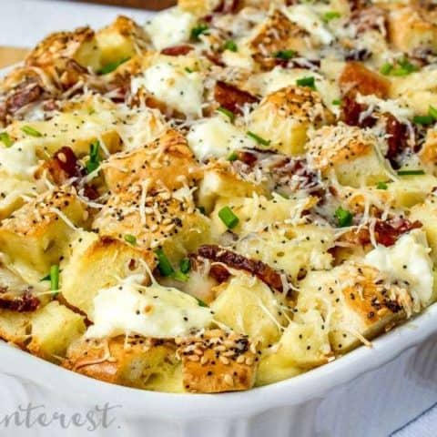 Image for Everything Bagel Make Ahead Breakfast Casserole
