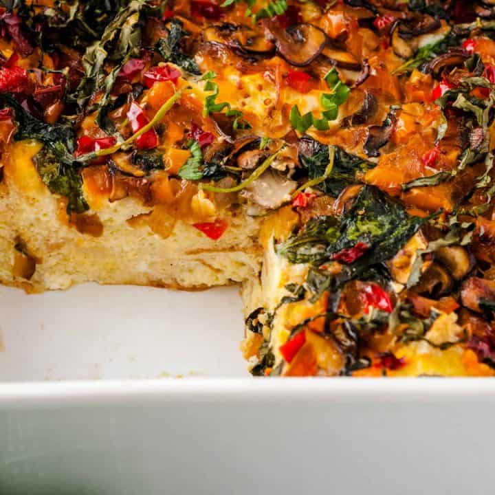 Image for Easy Vegetarian Breakfast Casserole