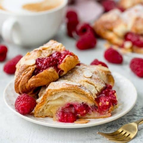 Image for Quick Raspberry and Almond Croissants