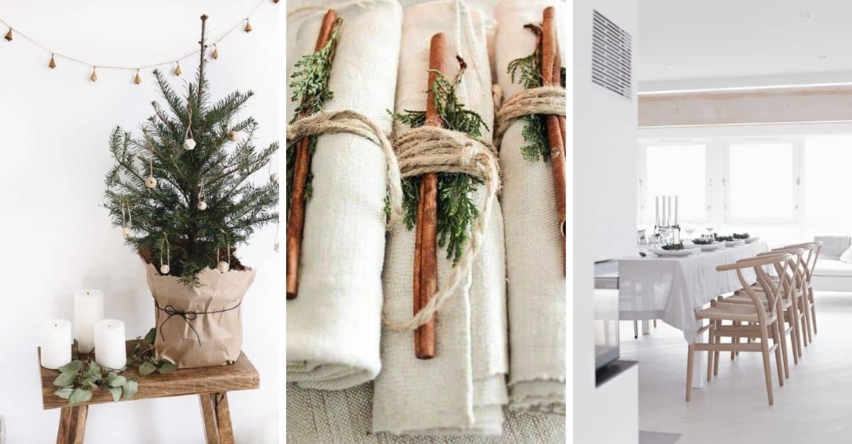 sin embargo bufanda recluta 10 Simply Elegant Scandinavian Christmas Decor Ideas for a Hygge Home -  Harbour Breeze Home