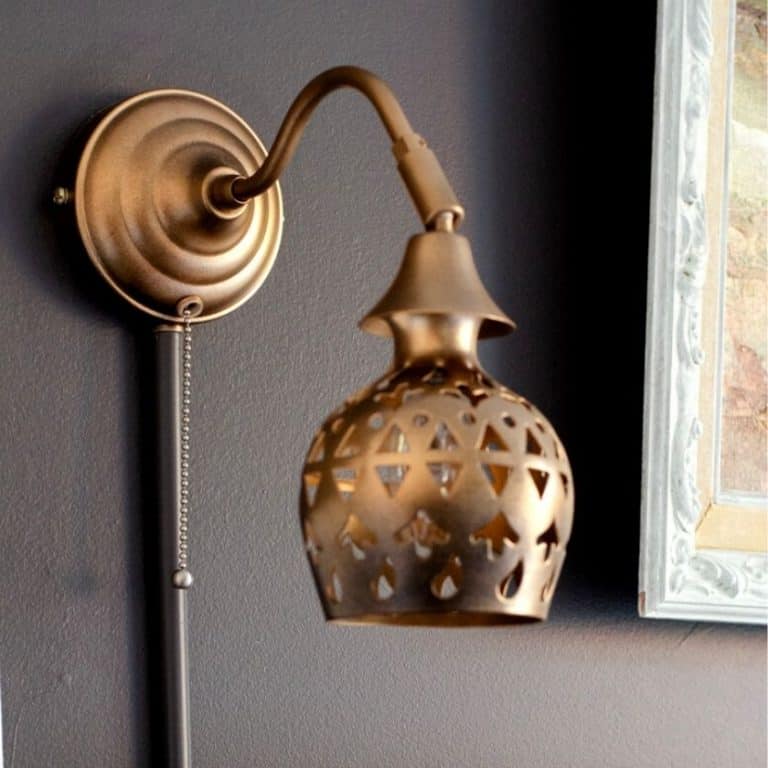 How to Hide a Wall Lamp Cord the Quick & Easy Way