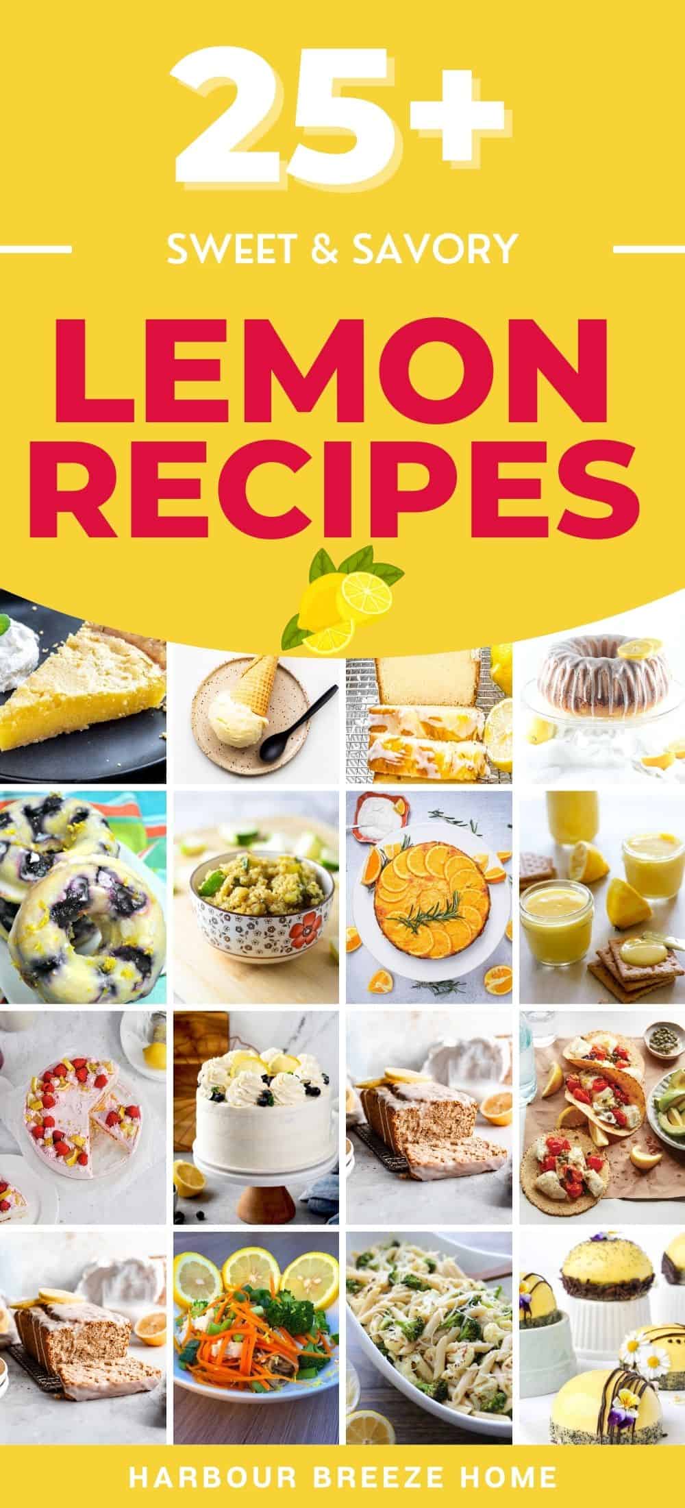 Sweet & Savory Lemon Recipe Ideas