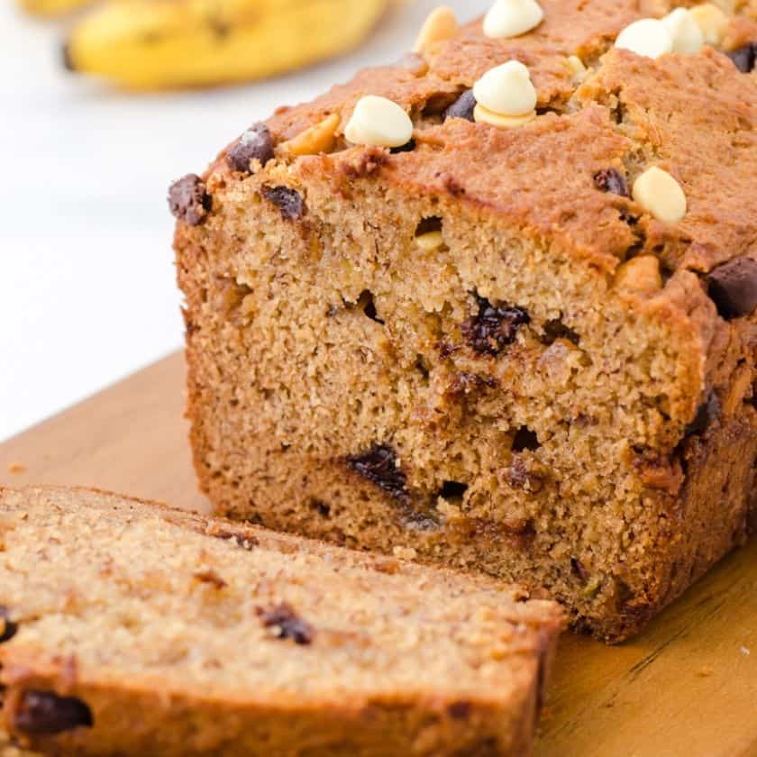 Peanut Butter Chocolate Chip Banana Bread