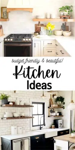 Kitchen Ideas for decorating and renovating that don't cost a lot.