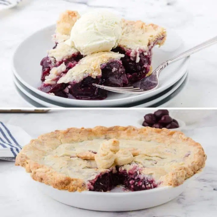 Homemade Cherry Pie with Canned Cherries