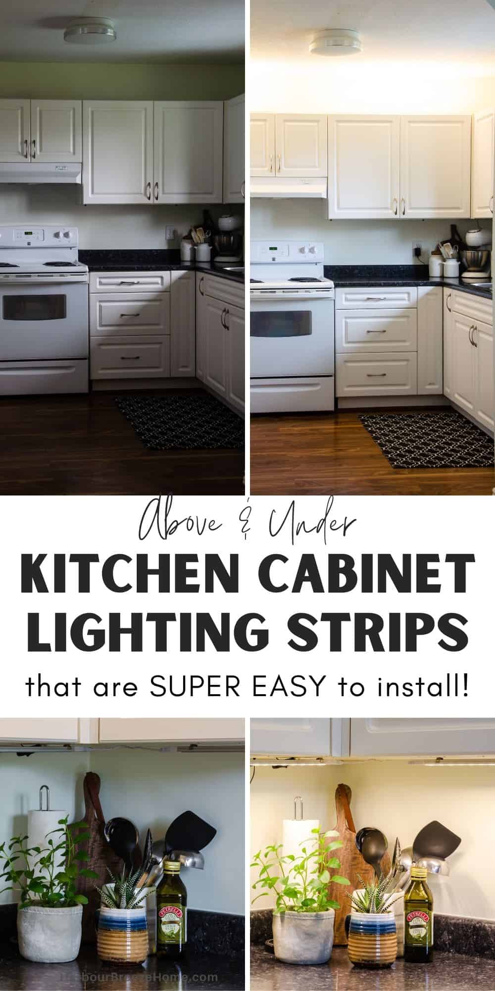 Super Easy Above and Under Kitchen Cabinet Lighting Solution ...