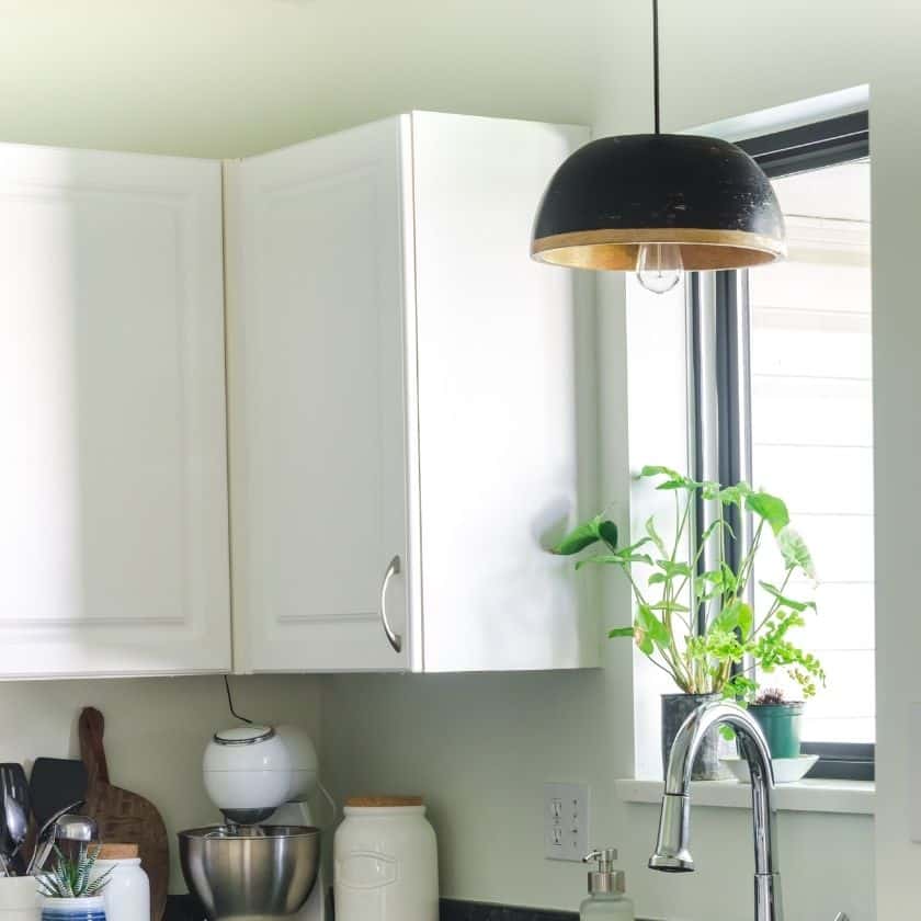 How to Make a DIY Kitchen Pendant Light out of a Bowl