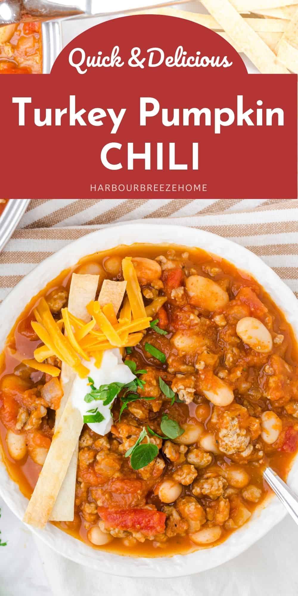 Turkey Pumpkin Chili - Harbour Breeze Home