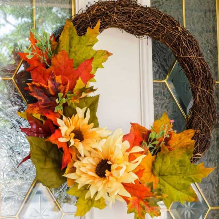 Quick & Easy 5 Minute Fall Wreath