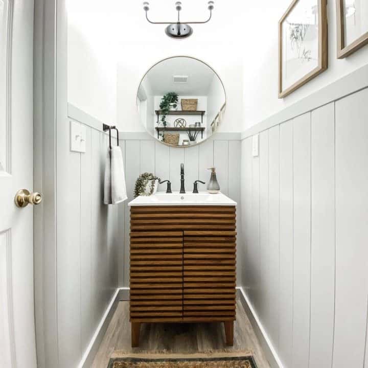 Image for California Casual Powder Room Reveal