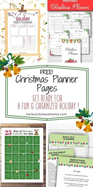 Free Printables for an Organized Christmas - Harbour Breeze Home