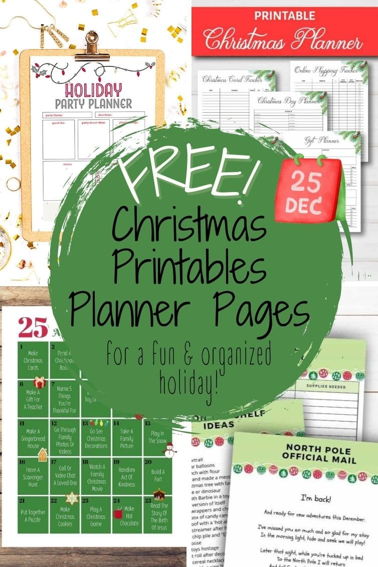 Free Printables for an Organized Christmas - Harbour Breeze Home