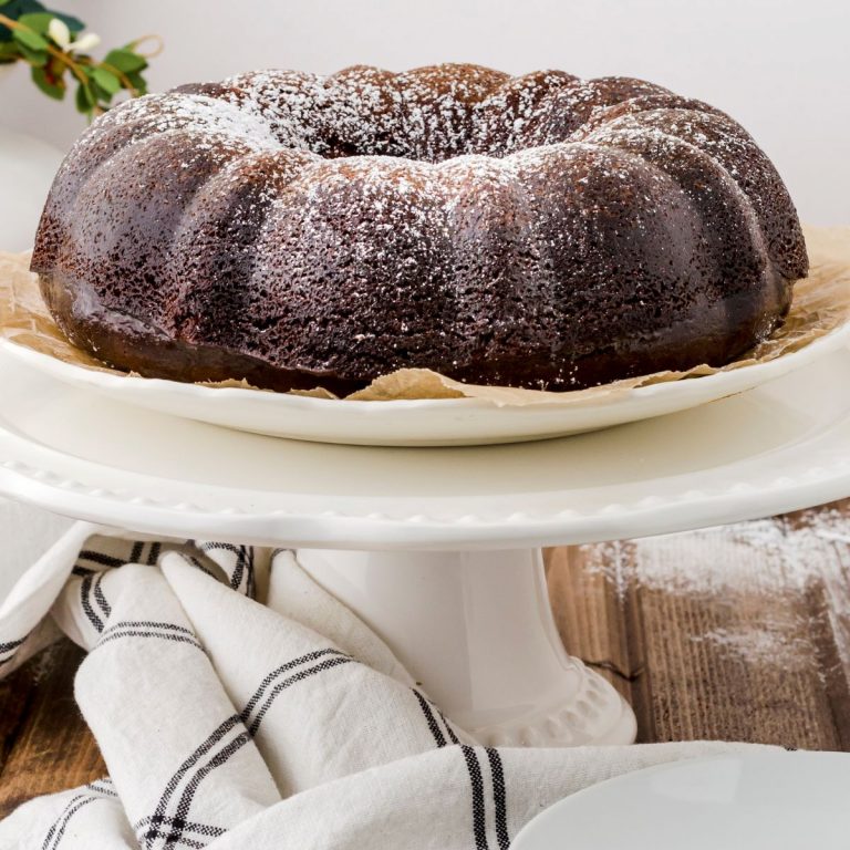 Poke and Pour Gingerbread Spice Bundt Cake